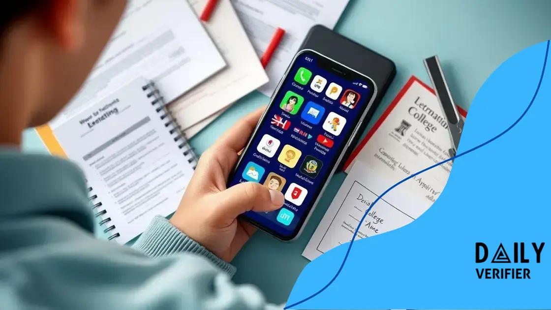 Best mobile apps for college applications