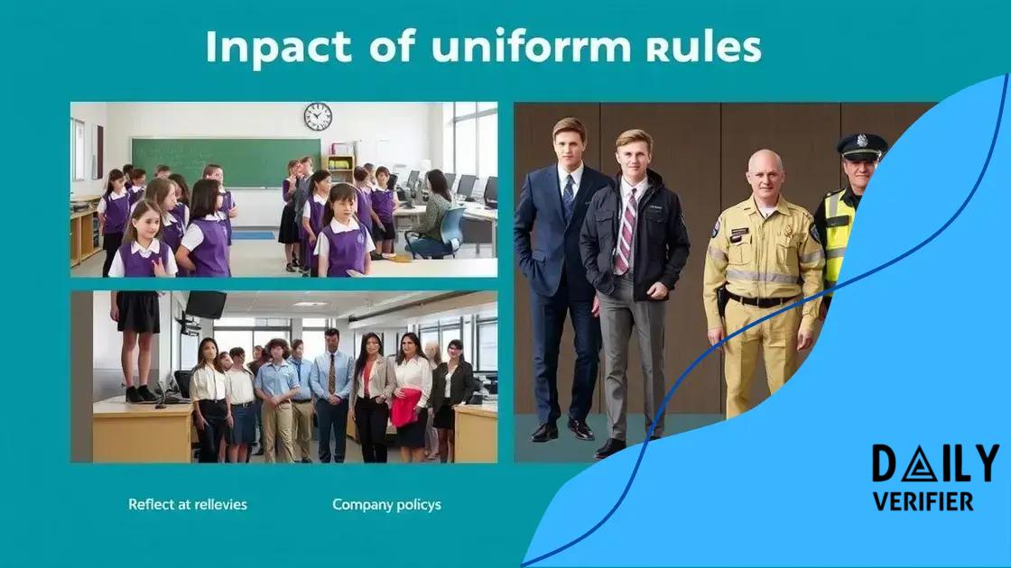 Real-life examples of uniform rules affect