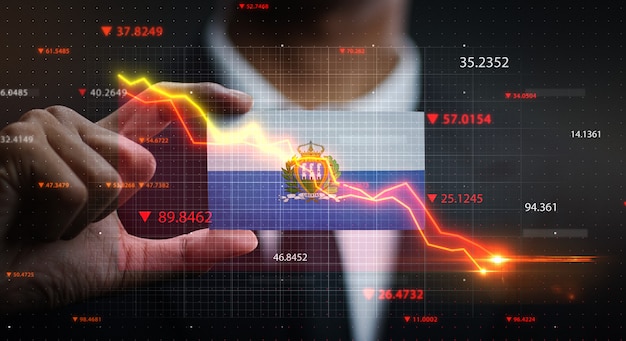 A visually compelling image showcasing various forms of investment options available in Colombia, such as government bonds, real estate, technology stocks, and agricultural investments. The image is taken during sunset.