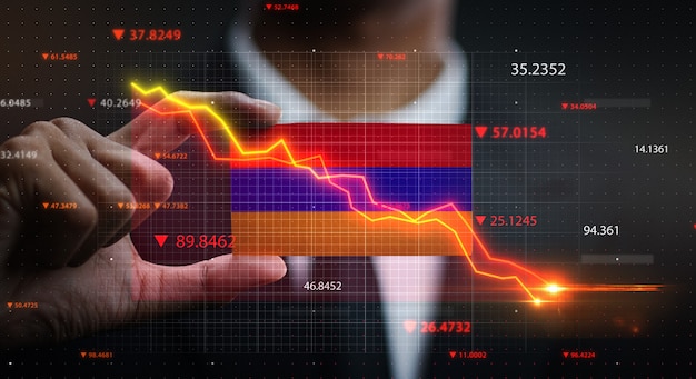 A graph comparing the Colombian central bank's interest rate adjustments over the last three months, showing both increases and decreases.