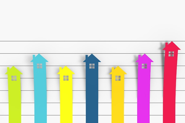 A graph showing different types of home loan interest rates in Colombia, comparing fixed rates, variable rates, and UVR-indexed rates. The graph includes projected repayment schedules for each type of loan.
