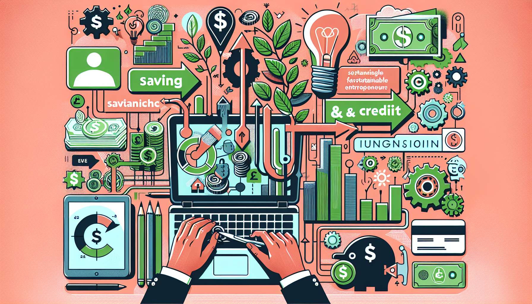Mejora tus finanzas: Estrategias de ahorro y crédito para emprendedores ecológicos