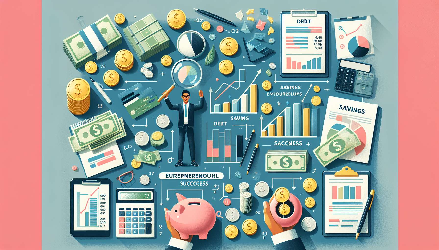**Título: Estrategias Financieras: Manejo de Deudas y Crecimiento del Ahorro**