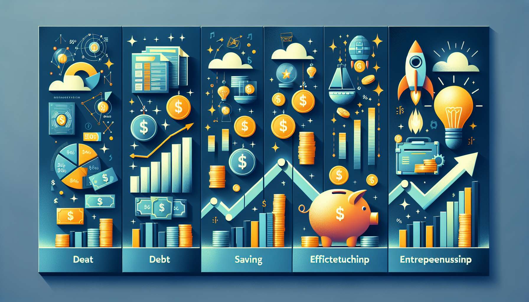 Optimiza tus Finanzas: Deuda Controlada, Ahorro Inteligente y Emprendimiento